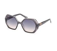 Guess Gafas de sol GU7879 20W Gris/Azul Geométrico Inyectado Sombreado 54/17/140 Mujer