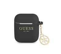 Guess GUA2LSC4EK - Funda para AirPods (Silicona), Color Negro