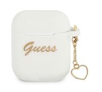 Guess GUA2LSCHSH - Funda para AirPods (Silicona), Color Blanco