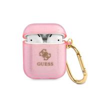 Guess Gua2ucg4gp Airpods Cor-De-Rosa/Cor-De-Rose Glitter Collection