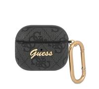 Guess GUA34GSMK - Funda para AirPods 3, Color Gris 4G Script Metal Collection