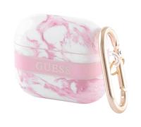 Guess GUA3HCHMAP - Funda para AirPods 3 (diseño de Cinta de mármol), Color Rosa