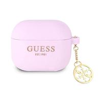 Guess AirPods 3 Estuche 4G Charms Silicona Morado