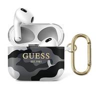 Guess GUA3UCAMG - Funda para AirPods 3, Color Negro