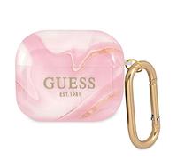 Guess GUA3UNMP Marble Collection - Funda para AirPods 3, Color Rosa