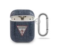 Guess GUACA2TPUJULDB Funda AirPods Colección Jeans Azul Marino Azul Oscuro