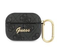 Guess GUAP4GSMK - Funda para AirPods Pro, Gris, 4G Script Metal Collection