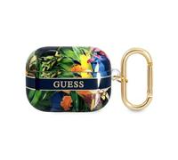Guess GUAPHHFLB Funda AirPods Pro Colección Flower Strap - Azul