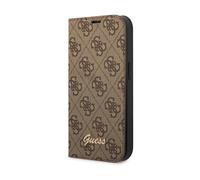 Guess GUBKP14MHG4SHW Funda 4G Book, Marrón - iPhone 14 Plus / 15 Plus