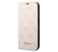 Guess GUBKP14XHG4SHP - Carcasa para iPhone 14 Pro MAX de 6,7", diseño Vintage, Color Rosa