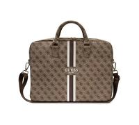 GUESS 4G Stripes GUCB15P4RPSW - Bolsa para ordenador (40,64 cm), color marrón