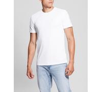 Guess Guess - Camiseta de hombre básica de manga corta. Blanco Talla XS