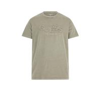 Guess GUESS Stack - Camiseta ecológica de manga corta para hombre, Sage Plant Multi, X-Large