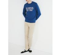 Guess Guess - Sudadera de hombre con logotipo frontal.. Azul índigo Talla XS