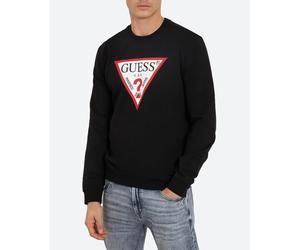 Guess Guess - Sudadera sin capucha de hombre. Negro Talla S