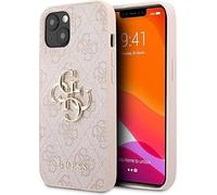 Guess GUHCP13M4GMGPI - Carcasa para iPhone 13 de 6,1", diseño de logotipo de Big Metal