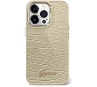 Guess GUHCP14LHGCRHD - Carcasa rígida para iPhone 14 Pro 6, Color Dorado y Dorado