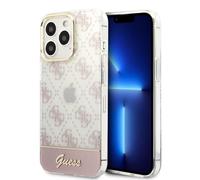 Guess GUHCP14MHG4MHP - Carcasa rígida para iPhone 14 Plus de 6,7", Color Rosa y Rosa