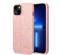 Guess GUHCP14MHGGSHP - Carcasa rígida para iPhone 14 Plus de 6,7", Color Rosa y Negro
