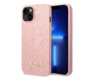 Guess GUHCP14MHGGSHP - Carcasa rígida para iPhone 14 Plus de 6,7", Color Rosa y Negro