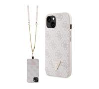 Guess GUHCP14SP4TDSCPP Crossbody 4G Metal Logo, Rosa - iPhone 13/14/15