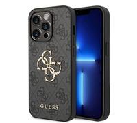 Guess GUHCP14X4GMGGR - Carcasa rígida para iPhone 14 Pro MAX 6,7", Color Gris y Gris