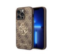 Guess Carcasa para iPhone 15 Pro GUHCP15L4GMGBR 6,1" Marrón