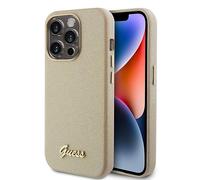 GUESS GUHCP15LPGMCSD - Carcasa para iPhone 15 Pro de 6,1", Color Dorado
