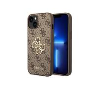 GUESS GUHCP15S4GMGBR - Carcasa para iPhone 15 de 6,1", Color marrón
