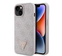 Funda Guess 4G Triangle Rhinestone, Rosa - iPhone 15