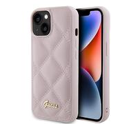 GUESS GUHCP15SPSQSQSP - Carcasa rígida para iPhone 15 de 6,1 Pulgadas, Color Rosa