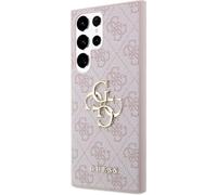 Guess GUHCS23L4GMGPI Samsung S23 Ultra S918 Rosa 4G Big Meta