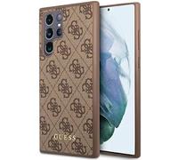 Guess GUHCS23LG4GFBR Samsung S23 Ultra S918 Marrón 4G Metal