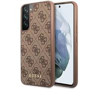 Guess GUHCS23SG4GFBR - Carcasa para Samsung S23 S911, Color marrón y Dorado