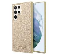 Guess GUHCS24LHGGSHD Funda para S24 Ultra S928, Color Dorado