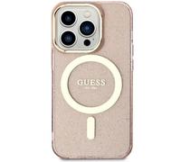 Guess GUHMN61HCMCGP - Carcasa para iPhone 11 / XR de 6,1", Color Rosa y Dorado