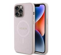 GUESS GUHMP15XPSAHMCP - Carcasa rígida para iPhone 15 Pro MAX de 6,7", Color Rosa