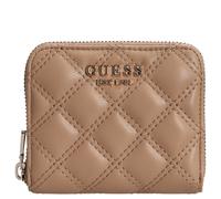 GUESS Monedero Giully II SLG Zip Around Wallet Beige marrón Claro