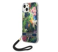 Guess GUOHCP14MHFLSB - Carcasa rígida para iPhone 14 Plus de