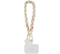 GUESS GUOUCHSAMC4P - Colgante universal para la mano, color rosa, Cuero sintético