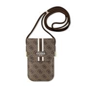 Guess GUOWBP4RPSW Phone Bag 4G Stripe Marrón - Talla única