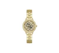 Guess Reloj de mujer G Lace GW0944L2 34 mm analógico, correa acero inoxidable, oro/negro, 3 bares