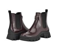 GUESS Hestia - Botines para mujer, Rojo oscuro, 38 EU