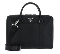 Guess Maletín CERTOSA SFFN SMRT CM, 39 cm, compartimento para portátil, negro, talla única