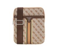 Guess Milano 4G Jacquard Stripe Bandolera marrón claro, polyester, hombre