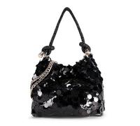 Guess Holiday Shine Bolso miniatura 16 cm negro