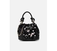 Guess Holiday Shine Top Handle Pouch T.U Negro