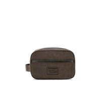 Guess Hombre Accesorio Oslo Small Necessaire Marrón | 48% Algodón 52% Poliamida