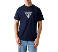 GUESS Hombre Camiseta Manga Corta Algodón M6RI23K8FQ4, azul oscuro, S