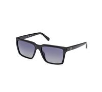 Guess Hombre Guess GU00084 01D Gafas de sol Inyectado Negro Gris Cuadrada Polarizado